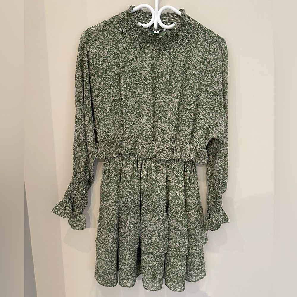 Petal & pup green floral formal special occasion dress